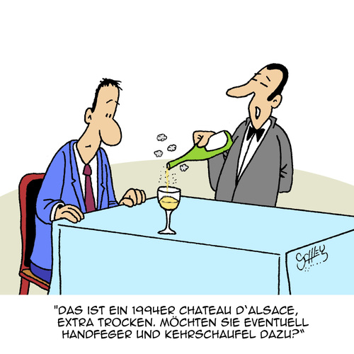 Cartoon: Wein (medium) by Karsten Schley tagged gastronomie,wein,restaurants,sommeliers,frankreich,kellner,trinken,freizeit,gastronomie,wein,restaurants,sommeliers,frankreich,kellner,trinken,freizeit