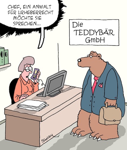 Cartoon: Wenn der Anwalt kommt... (medium) by Karsten Schley tagged medien,urheberrecht,spielwaren,copyright,patente,patentschutz,wirtschaft,plagiate,business,recht,rechtsanwälte,gesellschaft,medien,urheberrecht,spielwaren,copyright,patente,patentschutz,wirtschaft,plagiate,business,recht,rechtsanwälte,gesellschaft