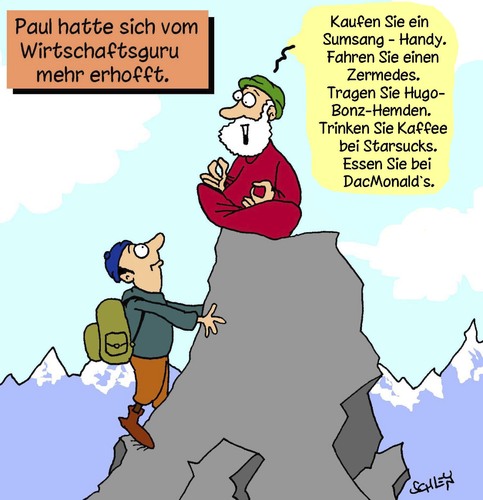 Cartoon: Wirtschaftsguru (medium) by Karsten Schley tagged geld,gesellschaft,wirtschaft,deutschland,investments,investitionen,wirtschaftsweise,ökonomie,geld,gesellschaft,wirtschaft,deutschland,investments,investitionen,wirtschaftsweise,ökonomie