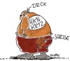Cartoon: ABKRZNGEN (small) by Karsten Schley tagged nazimode,faschismus,neonazis,politik,modelabel,hass,demokratie