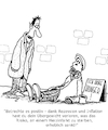 Cartoon: Alles wird gut! (small) by Karsten Schley tagged armut,hunger,wirtschaft,rezession,inflation,arbeitslosigkeit,politik,gesellschaft