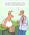 Cartoon: Arbeitsunfall (small) by Karsten Schley tagged arbeitsunfälle,gesundheit,arbeitgeber,arbeitnehmer,ärzte,patienten,piercings,mode,lifestyle,baustellen,sicherheit,gesellschaft