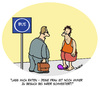 Cartoon: Besuch (small) by Karsten Schley tagged männer,frauen,ehe,ordnung,beziehungen,arbeit,jobs,transport