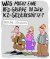Cartoon: Besuch (small) by Karsten Schley tagged afd,kz,gedenkstätten,antisemitismus,rassismus,relativierung,verbrechen,holocaustleugnung,krieg,neonazis,demokratie,politik,gesellschaft,deutschland