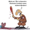 Cartoon: Besudelt! (small) by Karsten Schley tagged nazis,sachsen,ostdeutschland,flüchtlinge,rechtsextremismus,hass,politik,demokratie,gesellschaft,deutschland