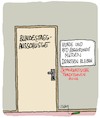 Cartoon: Bundestagsausschüsse (small) by Karsten Schley tagged bundestagsausschüsse,wahlen,demokratie,afd,spd,cdu,grüne,ausgrenzung,politik,traditionen,deutschland