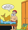 Cartoon: Christmas (small) by Karsten Schley tagged christmas,santa,reindeers,love