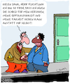 Cartoon: Danke!! (small) by Karsten Schley tagged asylbewerber,gesellschaft,deutschland,neidgesellschaft,europa,soziales,rassismus,faschismus,neonzis,rechtsextremismus,politik