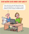 Cartoon: Das Ende der Welt (small) by Karsten Schley tagged corona,internet,facebook,computer,technik,gesundheit,infektionen,ansteckung,katzenbilder,gesellschaft