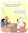 Cartoon: Das Gesetz (small) by Karsten Schley tagged wirtschaft,kapitalismus,dschungel,business,arktis,jobs,management,arbeitgeber,arbeitnehmer,bewerbungen,bewerbergespräche