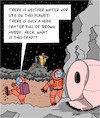 Cartoon: Deep Space (small) by Karsten Schley tagged space,travel,science,aliens,planets,astronauts,technology,nutrition