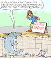 Cartoon: Delphin-Therapie (small) by Karsten Schley tagged delphine,therapien,gesundheit,psychologie,psychiatrie,selbstmitleid,tiere,medizin,ärzte,patienten,gesellschaft