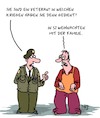 Cartoon: Der Veteran (small) by Karsten Schley tagged weihnachten,familie,veteranen,religion,soldaten,krieg,militär,gesellschaft,feiertage