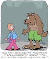 Cartoon: Die Nacht des Werwolfs (small) by Karsten Schley tagged werwölfe,mythen,legenden,internet,trolle,computer,technik,hasskommentare