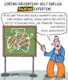 Cartoon: ECHTE Corona-Experten! (small) by Karsten Schley tagged corona,experten,expertenteam,politik,gesundheit,medien,gesellschaft,deutschland
