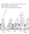 Cartoon: Egalite (small) by Karsten Schley tagged hommes,femmes,egalite,bigoterie,societe,politique