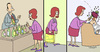 Cartoon: Ein exklusives Tröpfchen... (small) by Karsten Schley tagged wein,beziehungen,ehe,männer,frauen,ehekrach,rotwein,exklusivität