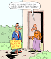 Cartoon: Ein Must-Have!! (small) by Karsten Schley tagged vertreter,aussendienst,verkäufer,umsätze,kunden,wirtschaft,business,sales,verkaufstaktik,psychologie,gesellschaft