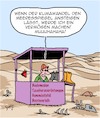 Cartoon: Ein Vermögen!! (small) by Karsten Schley tagged klimawandel,meeresspiegel,business,wirtschaft,verkäufer,natur,umwelt,gesellschaft