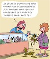 Cartoon: Emballages (small) by Karsten Schley tagged commerce,environnement,climat,emballages,clients