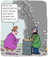 Cartoon: Emissions CO2 (small) by Karsten Schley tagged nature,environnement,climat,emissions,povrete,aide,sociale,societe,politique