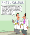 Cartoon: Entzugsklinik (small) by Karsten Schley tagged drogen,sucht,gesundheit,entzug,alkohol,rauchen,ärzte,patienten,gesellschaft