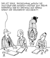Cartoon: Er drückt sich! (small) by Karsten Schley tagged ki,technik,meetings,forschung,wissenschaft,computer,digitales,gesellschaft,politik