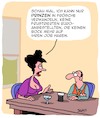 Cartoon: Es ist wie verhext... (small) by Karsten Schley tagged hexen,märchen,froschkönig,prinzen,business,wirtschaft,medien,zauber,mythen,langeweile,büro,angestellte,frust,arbeit,gesellschaft