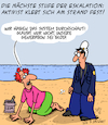 Cartoon: ESKALATION!! (small) by Karsten Schley tagged jugend,jugendproteste,generationen,generationskonflikt,aktivisten,klimakleber,medien,politik