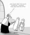 Cartoon: Ewige Liebe (small) by Karsten Schley tagged liebe,ehe,heirat,männer,frauen,kirche,beziehungen,leben,tod,gespenster