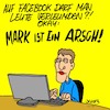 Cartoon: Facebook darf das (small) by Karsten Schley tagged fake,news,verleumdung,flüchtlinge,terrorismus,hetze,anas,justiz,gerichte,rechtsprechung,internet,mobbing,faschismus,konzerne,kapitalismus,profite,mark,zuckerberg
