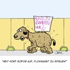 Cartoon: Flohmarkt (small) by Karsten Schley tagged hunde,tiere,haustiere,märkte,verkaufen,verkäufer,business,wirtschaft