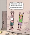 Cartoon: Gleichberechtigung (small) by Karsten Schley tagged männer,frauen,gleichberechtigung,gefängnisse,justiz,gesetze,politik,gesellschaft