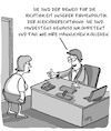 Cartoon: Gleichberechtigung (small) by Karsten Schley tagged gleichberechtigung,männer,frauen,wirtschaft,arbeitgeber,arbeitnehmer,politik,talent,karriere,gesellschaft