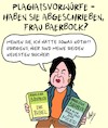 Cartoon: Hat Frau Baerbock abgeschrieben? (small) by Karsten Schley tagged baerbock,grüne,bücher,plagiate,wahlen,parteien,demokratie,medien,gesellschaft,deutschland