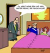 Cartoon: Im Bett (small) by Karsten Schley tagged ehe,liebe,männer,frauen,beziehungen,betrug,kriminalität