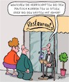 Cartoon: Im Restaurant (small) by Karsten Schley tagged gastronomie,meinungsfreiheit,politische,korrektheit,humor,politik,medien,kunst,gesellschaft