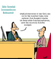 Cartoon: Investment (small) by Karsten Schley tagged geld,wirtschaft,gesellschaft,investments,recht,rechtsanwälte