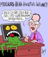 Cartoon: Maaslos!! (small) by Karsten Schley tagged justit,recht,politik,internet,spd,heiko,maas,demokratie,wahlen,wahlprogramm,deutschland