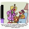 Cartoon: Männer sind Egos!! (small) by Karsten Schley tagged liebe,ehe,egoismus,sensiblität,gefühl,familie,männer,frauen
