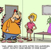 Cartoon: Mode (small) by Karsten Schley tagged mode,übergewicht,fettleibigkeit,männer,frauen,kleidung,ernährung