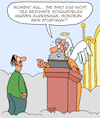 Cartoon: Moment mal!! (small) by Karsten Schley tagged schauspieler,ruhm,film,tv,medien,tod,himmel,religion,petrus,gesellschaft