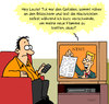 Cartoon: Nachrichten (small) by Karsten Schley tagged fernsehen,gesellschaft,liebe,mann,frau,deutschland,tv,entertainment,medien