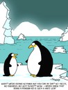Cartoon: No Tacos for Penguins (small) by Karsten Schley tagged food,nutrition,kids,youth,parents,parenthood,childhood,animals,nature,wildlife