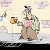 Cartoon: OFFEN (small) by Karsten Schley tagged geld,spenden,armut,soziales,hilfe,gesellschaft,betteln,bettler,einkommen