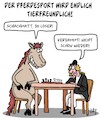 Cartoon: Pferdesport (small) by Karsten Schley tagged pferdesport,reiten,olympia,tiere,sportler,tierquälerei,tradition,medien,gesellschaft