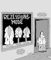 Cartoon: Rezession ist chic (small) by Karsten Schley tagged rezessions,wirtschaftskrise,mode,einzelhandel,kaufkraft,pleite,verbraucher,insolvenz,abschwung,wirtschaft,politik,gesellschaft