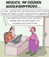 Cartoon: Sachliche Argumente (small) by Karsten Schley tagged wahlkampf,grüne,baerbock,floskeln,sexismus,kritik,frauenfeindlichkeit,gesellschaft,politik,demokratie,deutschland
