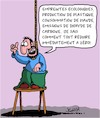 Cartoon: Sauver la planete (small) by Karsten Schley tagged environnement,climat,industrie,consommateurs,viande,plastique,emissions