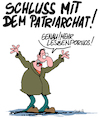 Cartoon: SCHLUSS!!! (small) by Karsten Schley tagged gesellschaft,männer,frauen,patriarchat,unterdrückung,gleichberechtigung,frauenbeauftragte,pornos,deutschland